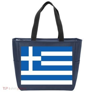 Flag of Greece Tote Bag