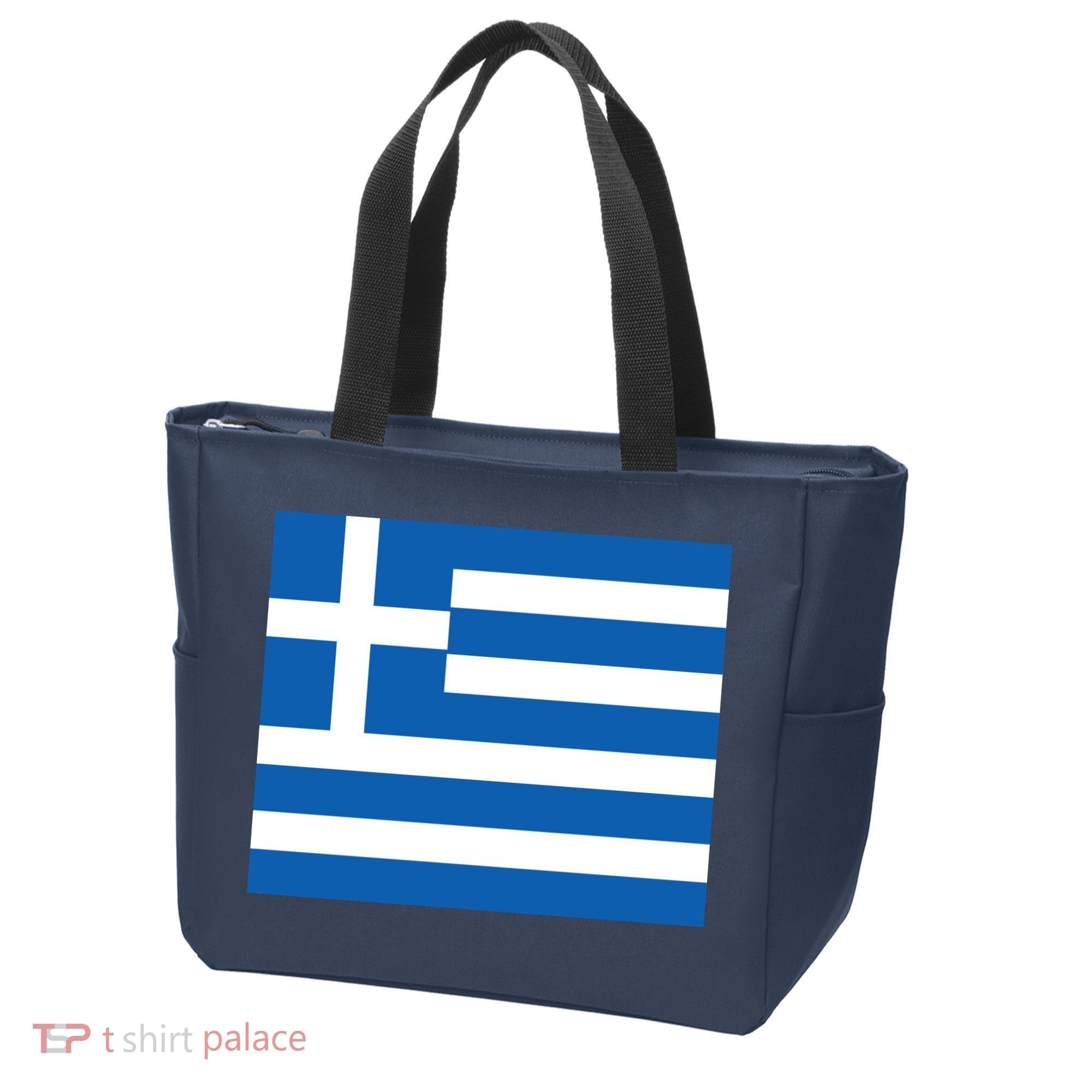 Flag of Greece Tote Bag