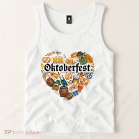 Funny Oktoberfest German Bavarian Women Beer Fest Tank Top thumb 2