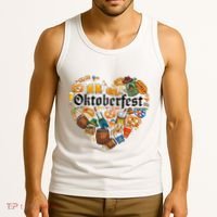 Funny Oktoberfest German Bavarian Women Beer Fest Tank Top thumb 3