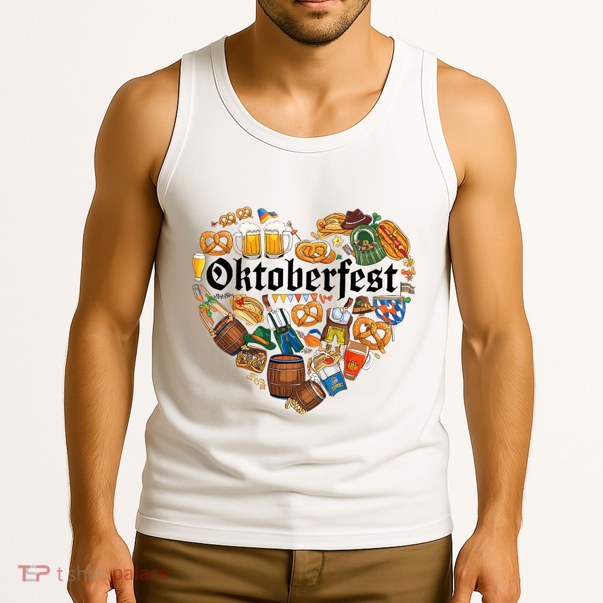 Funny Oktoberfest German Bavarian Women Beer Fest Tank Top