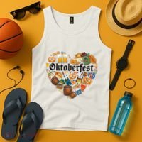 Funny Oktoberfest German Bavarian Women Beer Fest Tank Top thumb 4