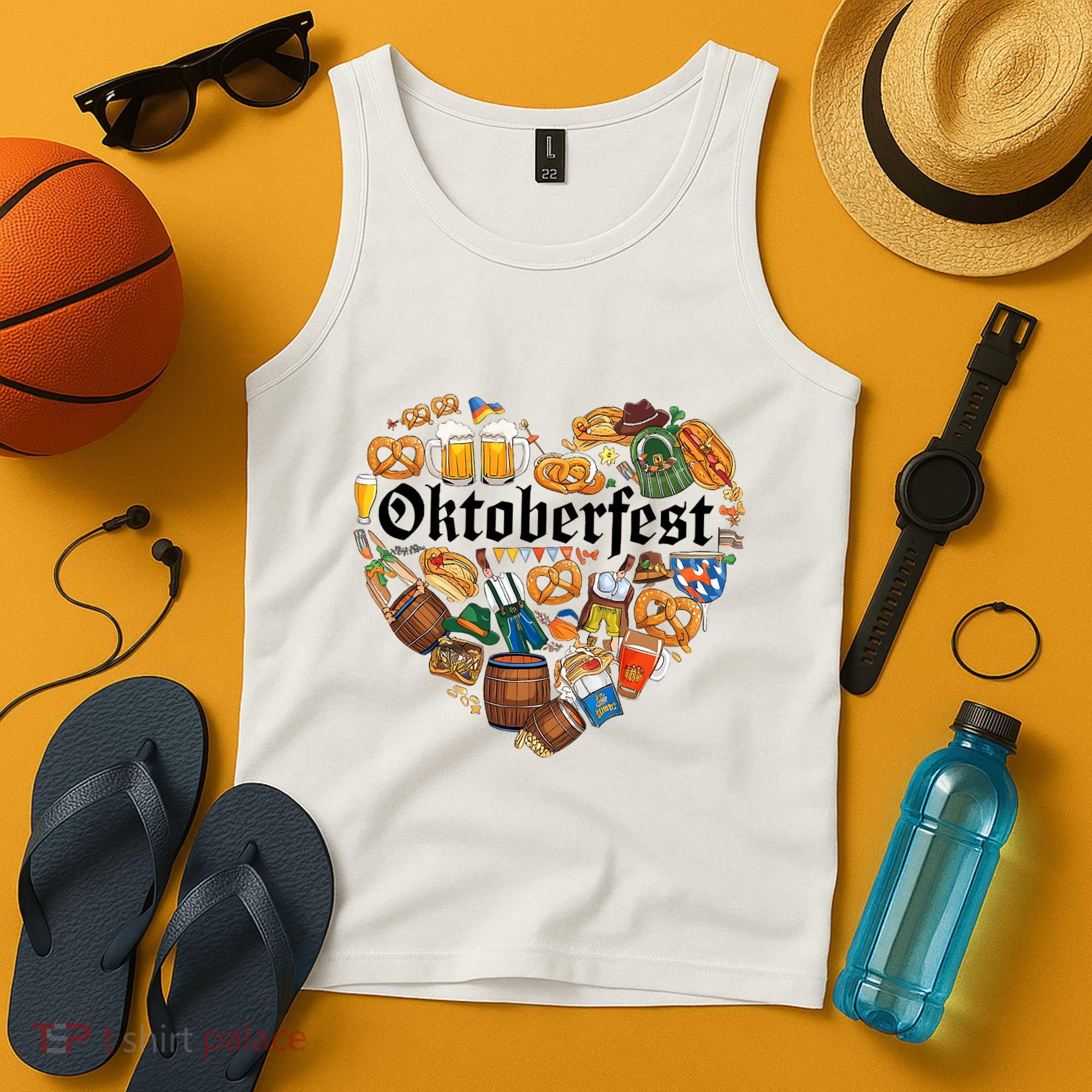 Funny Oktoberfest German Bavarian Women Beer Fest Tank Top