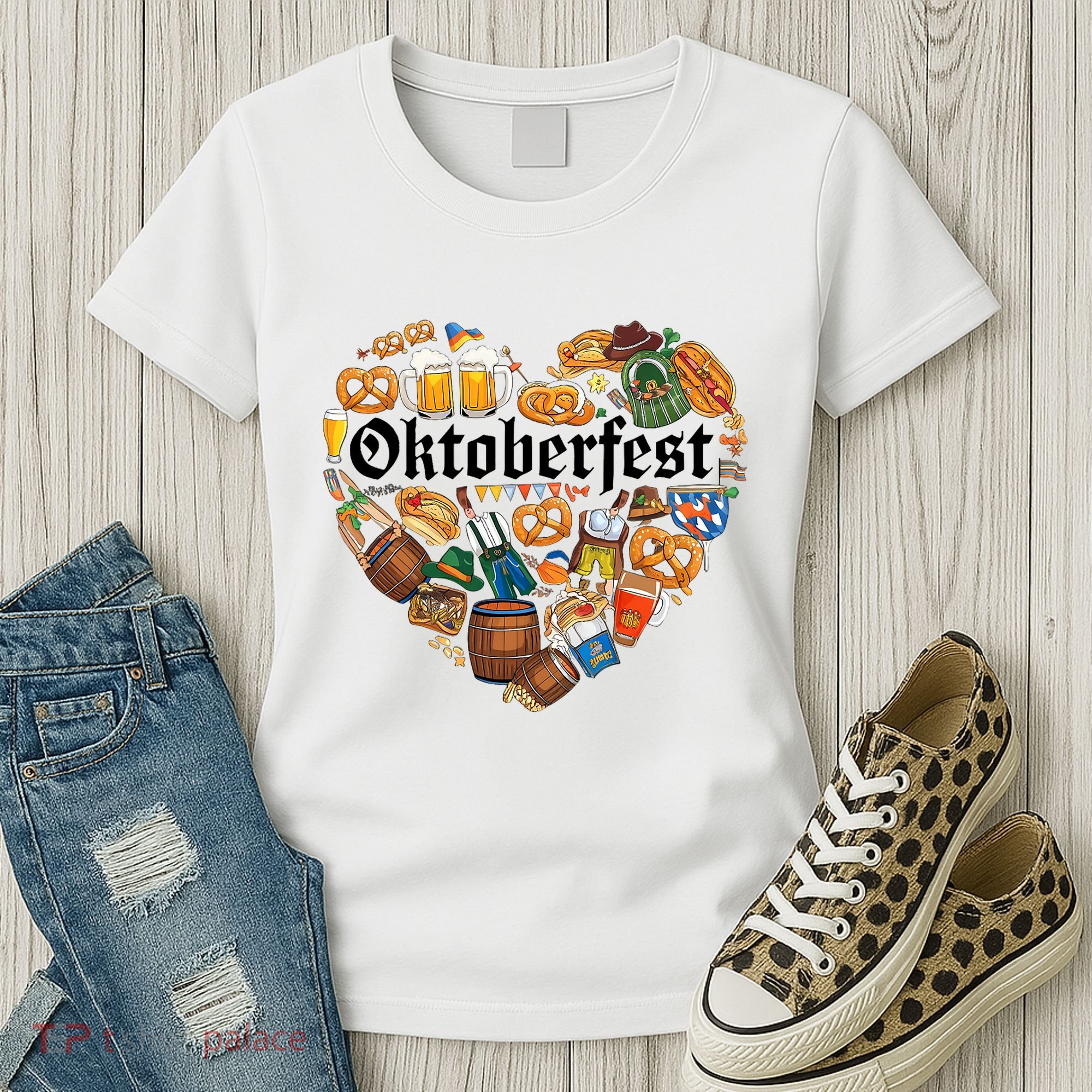 Funny Oktoberfest German Bavarian Women Beer Fest Women's T-Shirt