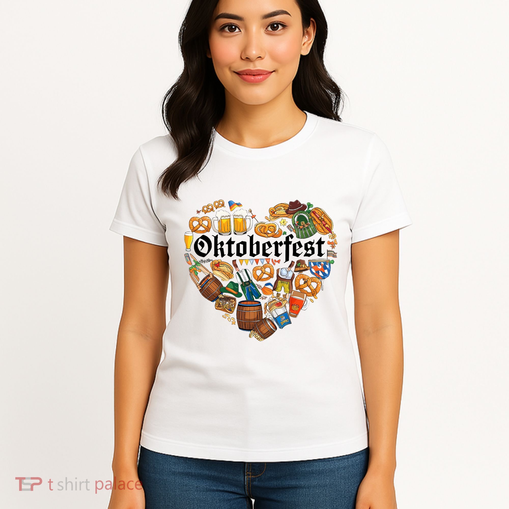 Funny Oktoberfest German Bavarian Women Beer Fest Women's T-Shirt