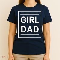 Father Of Girls Proud New Girl Dad T-Shirt thumb 4