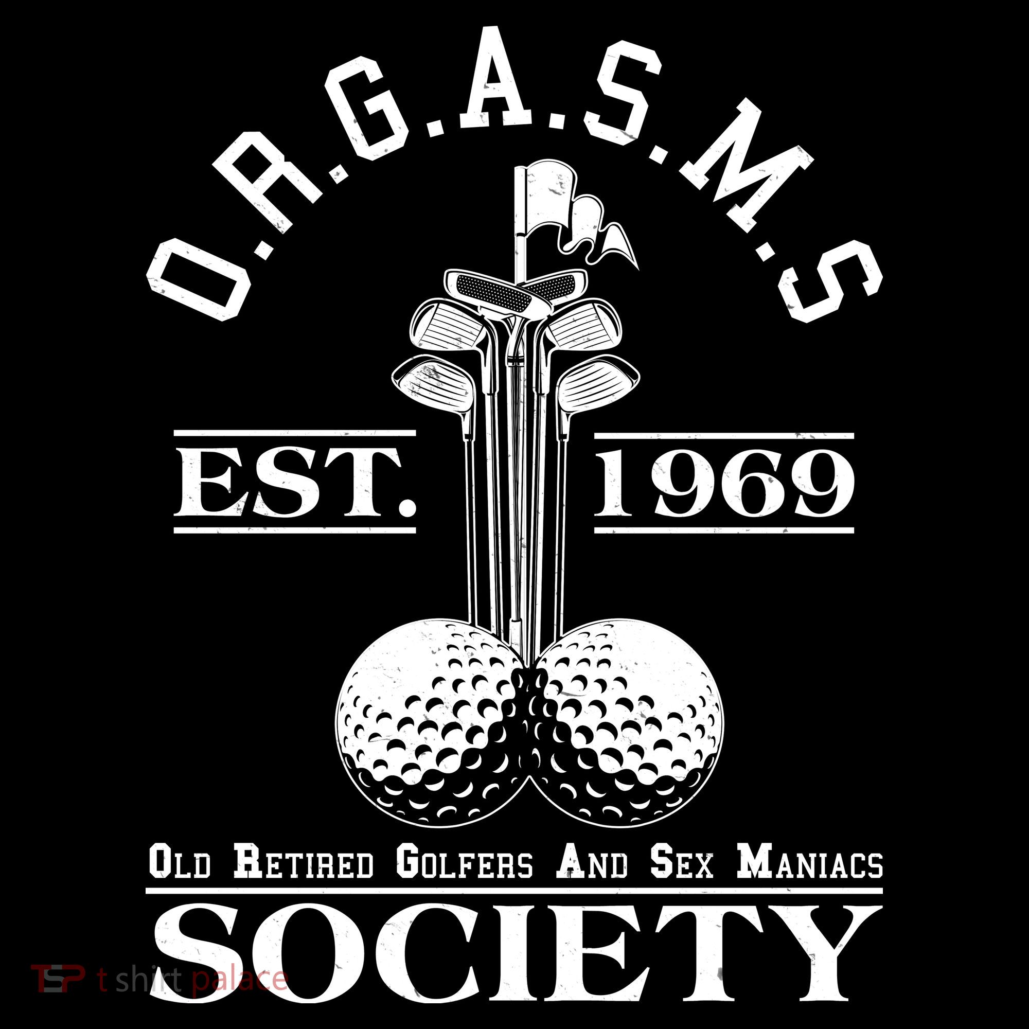 Funny ORGASMS Golf Society Est 1969 Women's Hoodie
