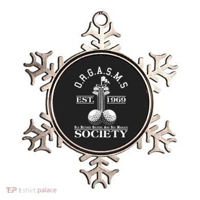Funny ORGASMS Golf Society Est 1969 Ornament