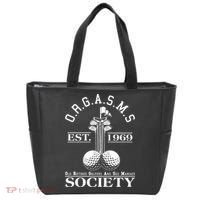 Funny ORGASMS Golf Society Est 1969 Tote Bag thumb 0