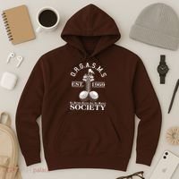 Funny ORGASMS Golf Society Est 1969 Hoodie thumb 3