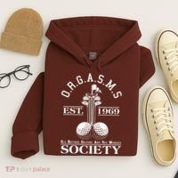 Funny ORGASMS Golf Society Est 1969 Hoodie thumb 4