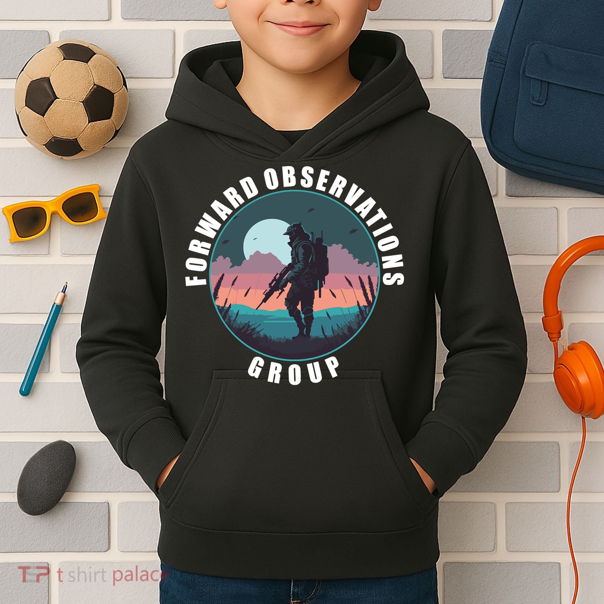 Forward Observations Group FOG Retro Scout Kids Hoodie