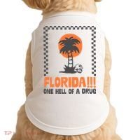 Florida One Hell Of A Drug Tortured Poets Ttpd Doggie Tank thumb 0