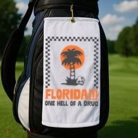 Florida One Hell Of A Drug Tortured Poets Ttpd Golf Towel thumb 2