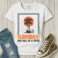 Florida One Hell Of A Drug Tortured Poets Ttpd Women's T-Shirt thumb 3