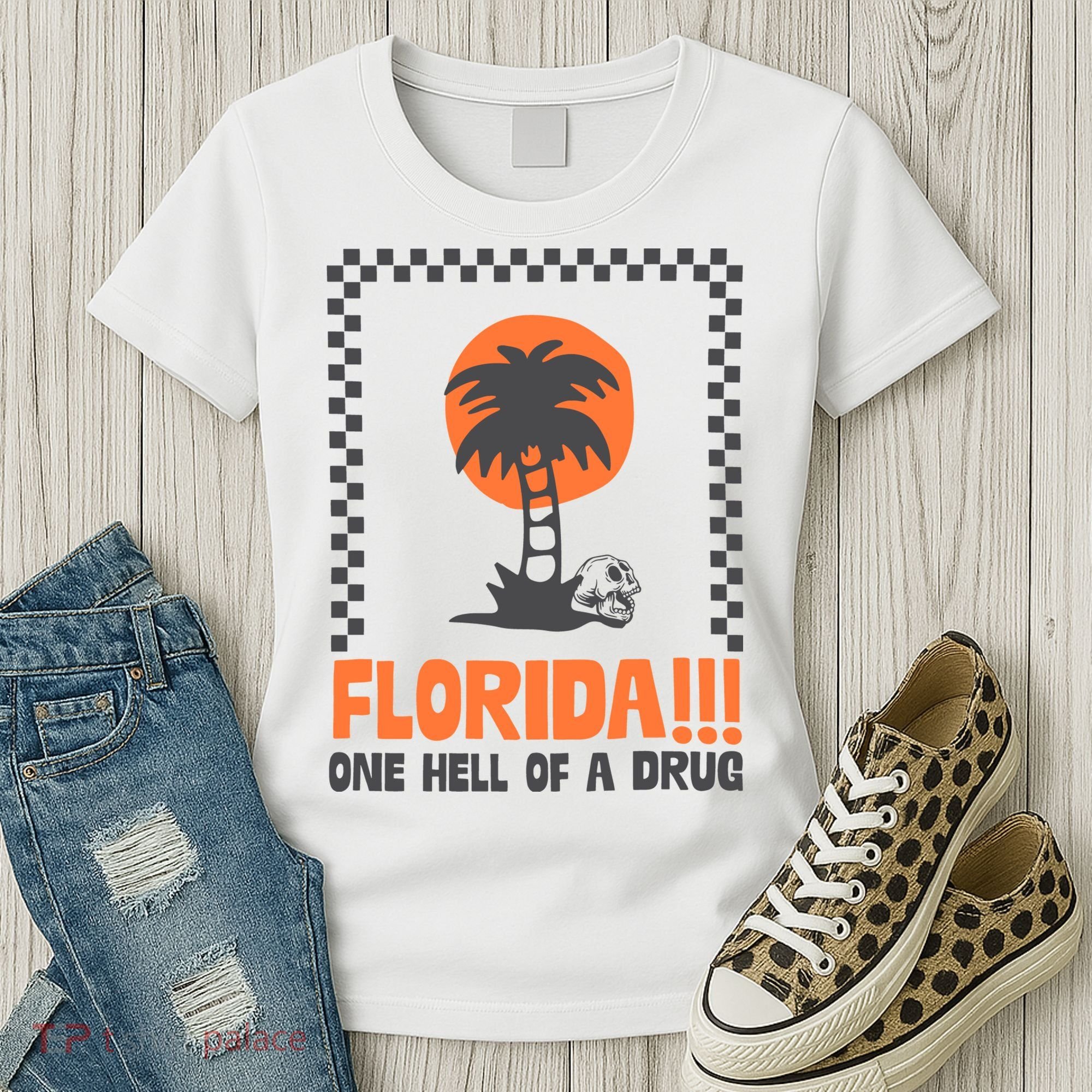 Florida One Hell Of A Drug Tortured Poets Ttpd Women's T-Shirt