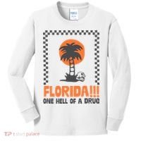 Florida One Hell Of A Drug Tortured Poets Ttpd Kids Long Sleeve Shirt thumb 0