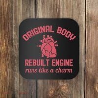 Funny Open Heart Bypass Surgery Recovery Get Well Gift Coaster thumb 0