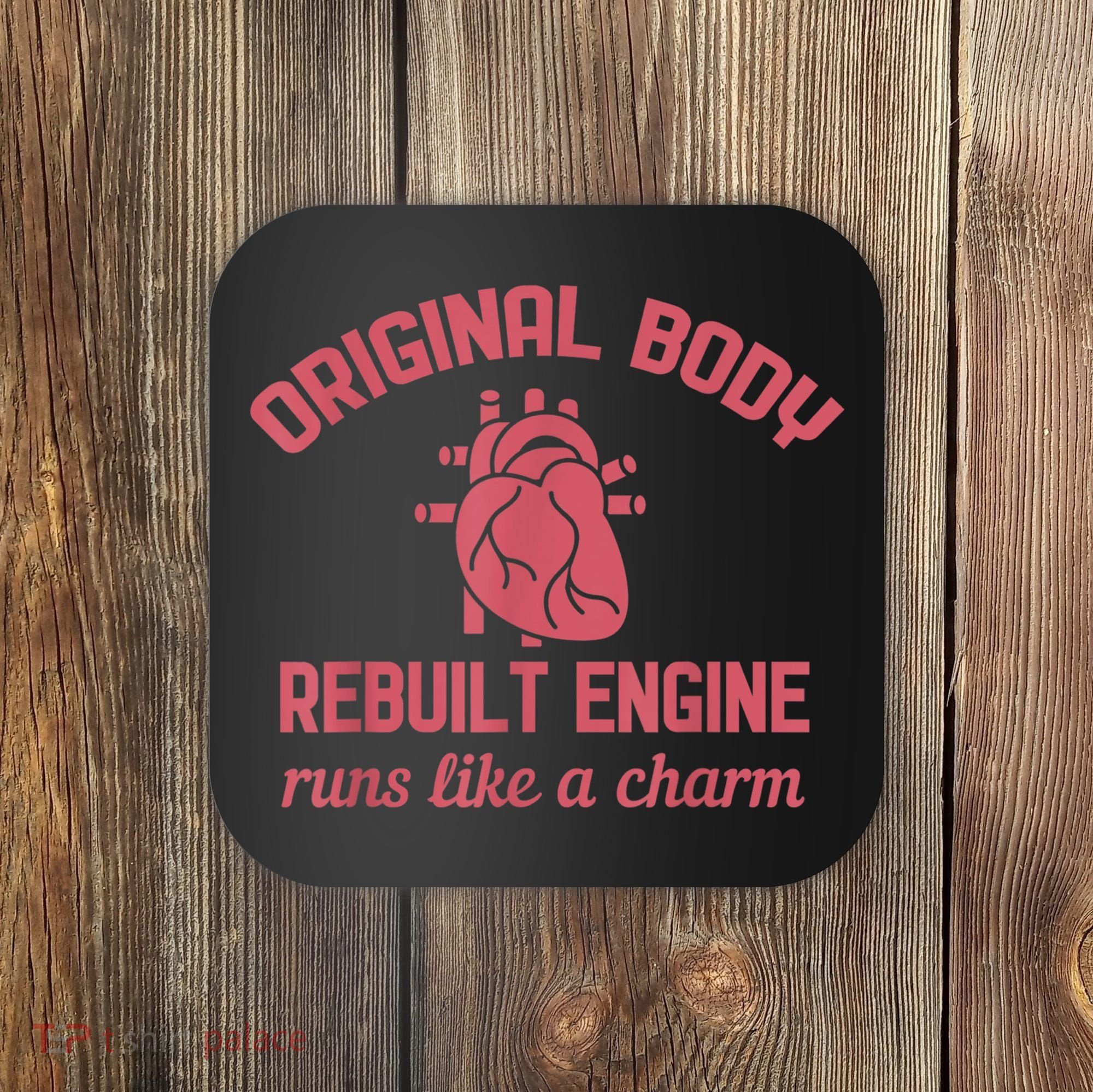 Funny Open Heart Bypass Surgery Recovery Get Well Gift Coaster