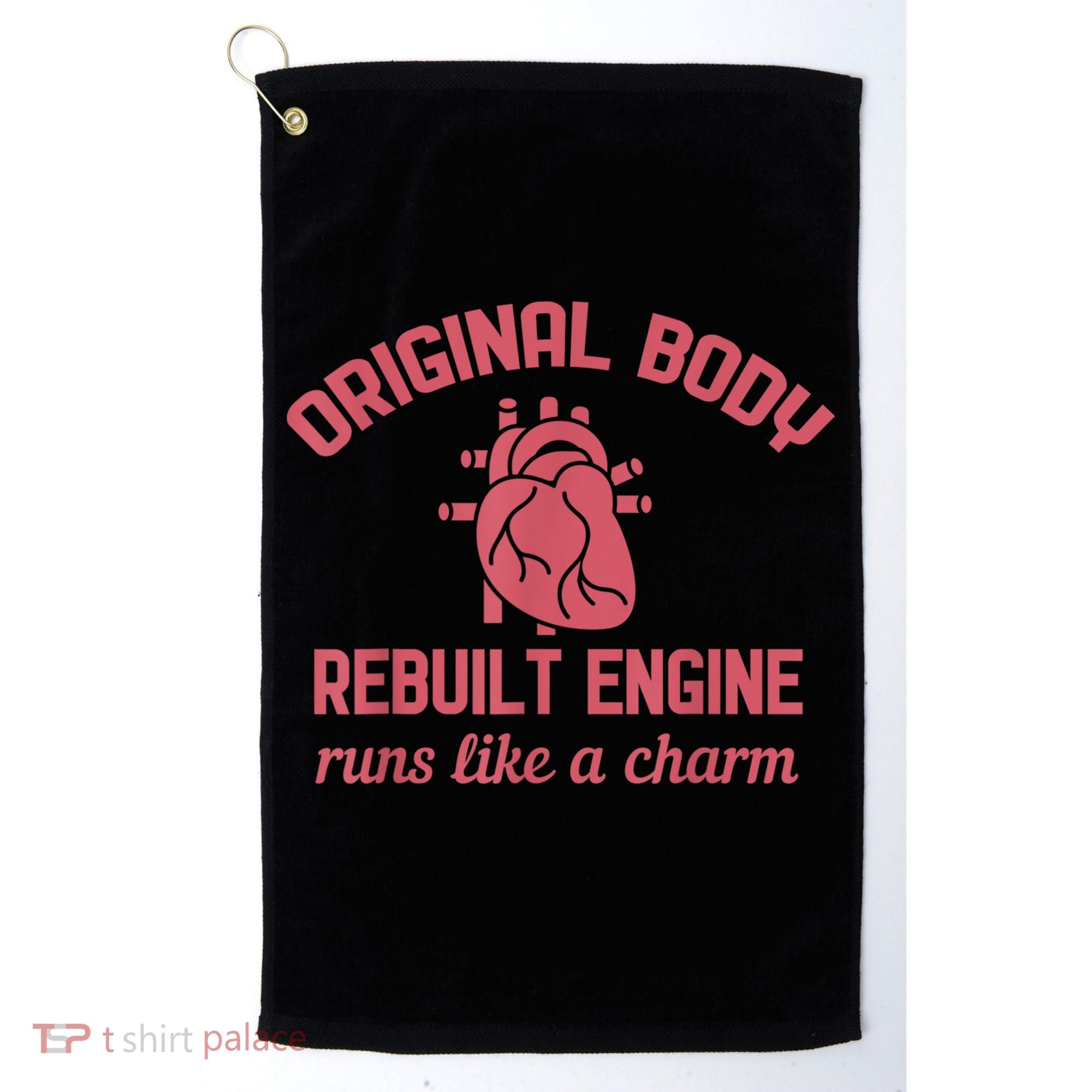 Funny Open Heart Bypass Surgery Recovery Get Well Gift Golf Towel