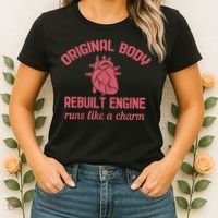 Funny Open Heart Bypass Surgery Recovery Get Well Gift Women's T-Shirt thumb 2