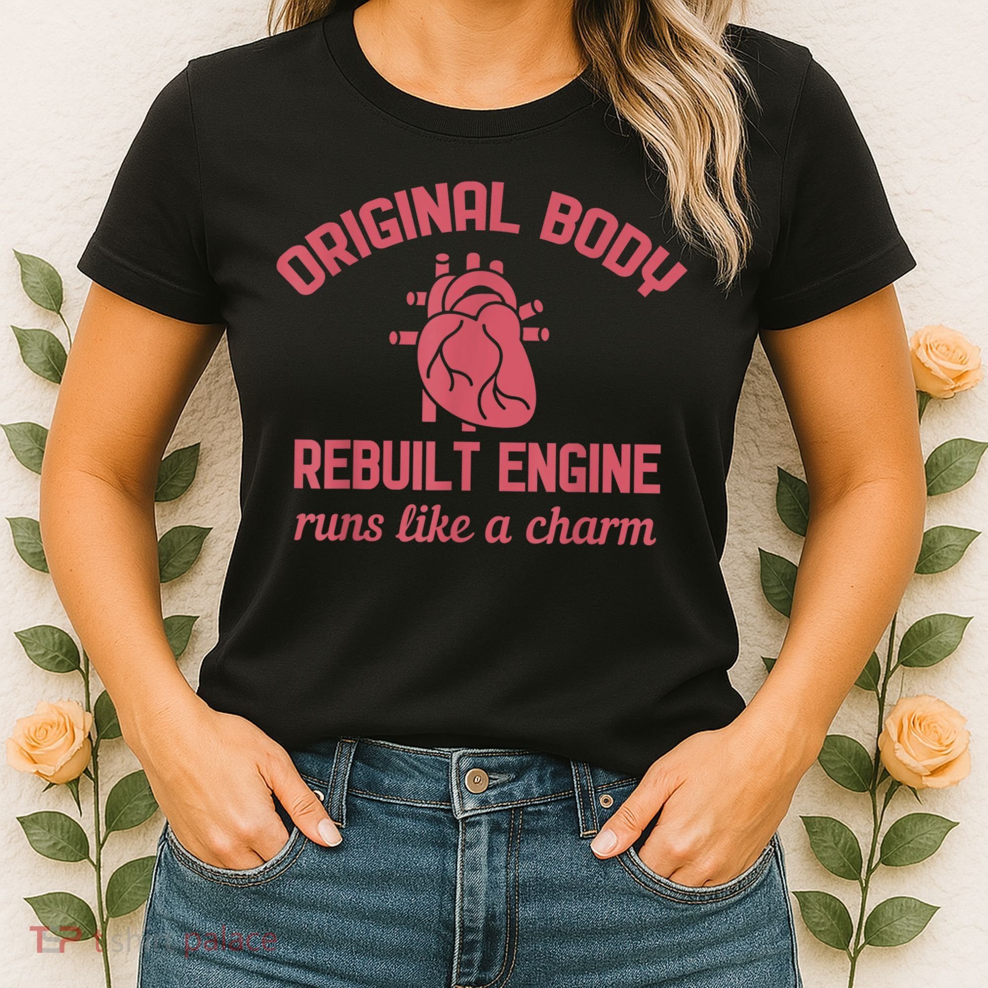 Funny Open Heart Bypass Surgery Recovery Get Well Gift Women's T-Shirt