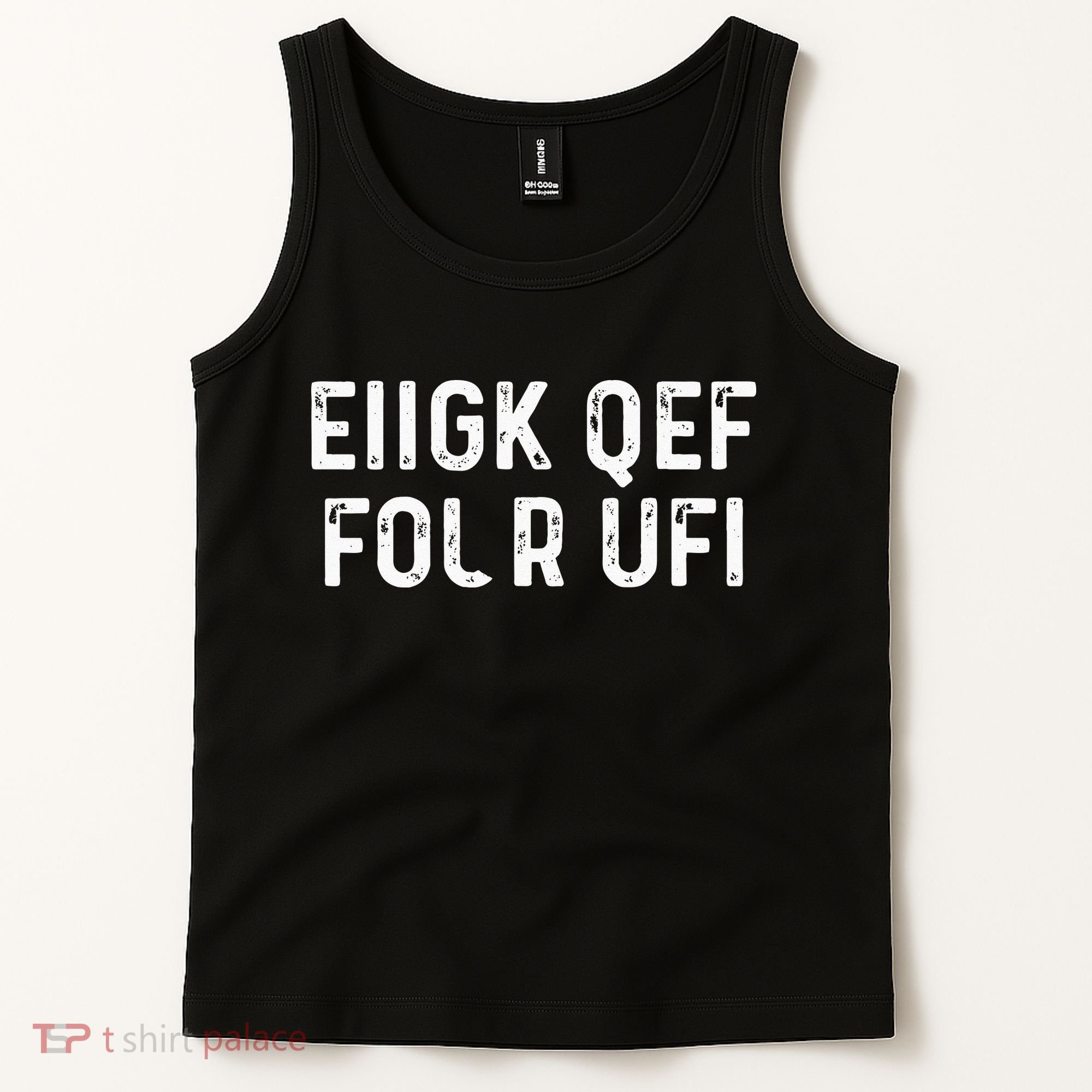 Fuck Off Hidden Message Funny Tank Top
