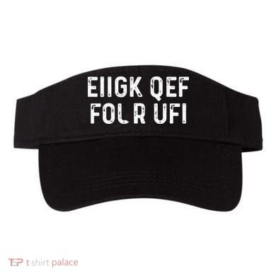 Fuck Off Hidden Message Funny Visor