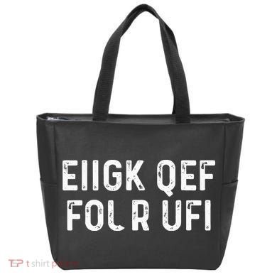 Fuck Off Hidden Message Funny Tote Bag