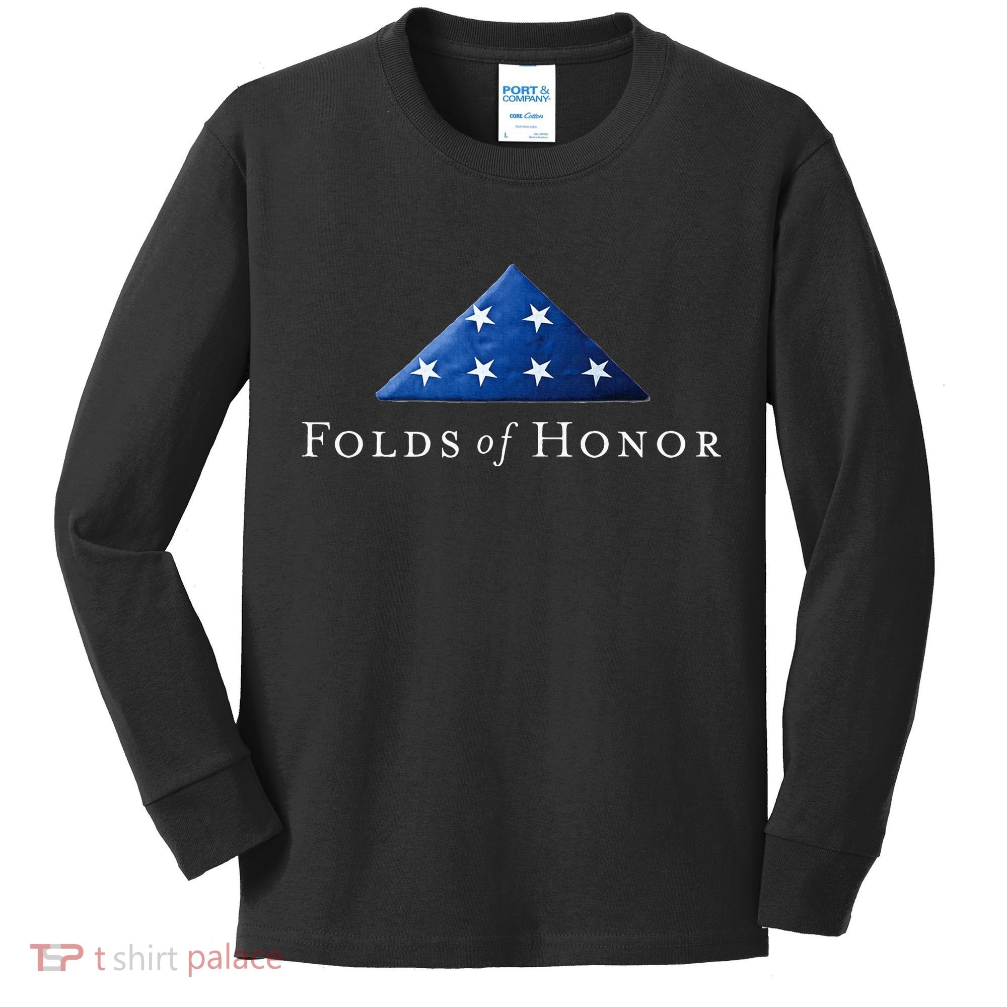 Folds Of Honor Kids Long Sleeve Shirt
