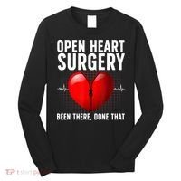 Funny Open Heart Surgery Art For Men Women CHD Surgery Lover Long Sleeve Shirt thumb 0