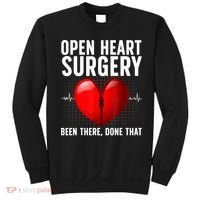 Funny Open Heart Surgery Art For Men Women CHD Surgery Lover Sweatshirt thumb 0