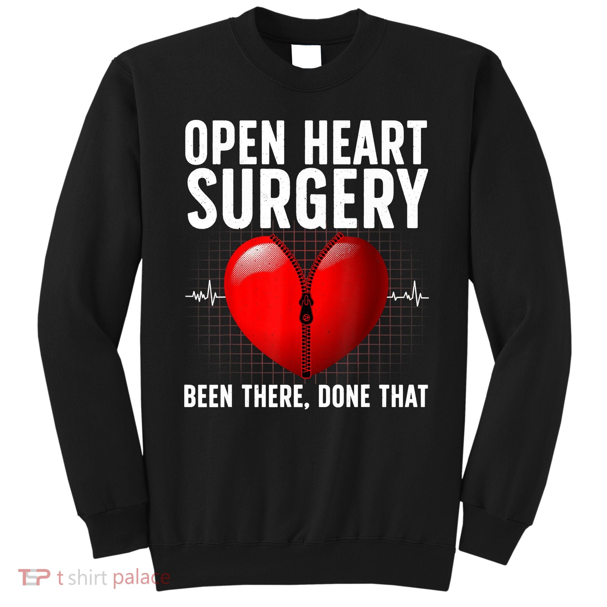 Funny Open Heart Surgery Art For Men Women CHD Surgery Lover Sweatshirt
