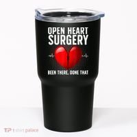 Funny Open Heart Surgery Art For Men Women CHD Surgery Lover Tumbler thumb 0