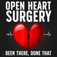 Funny Open Heart Surgery Art For Men Women CHD Surgery Lover Mousepad thumb 1