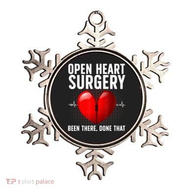 Funny Open Heart Surgery Art For Men Women CHD Surgery Lover Ornament