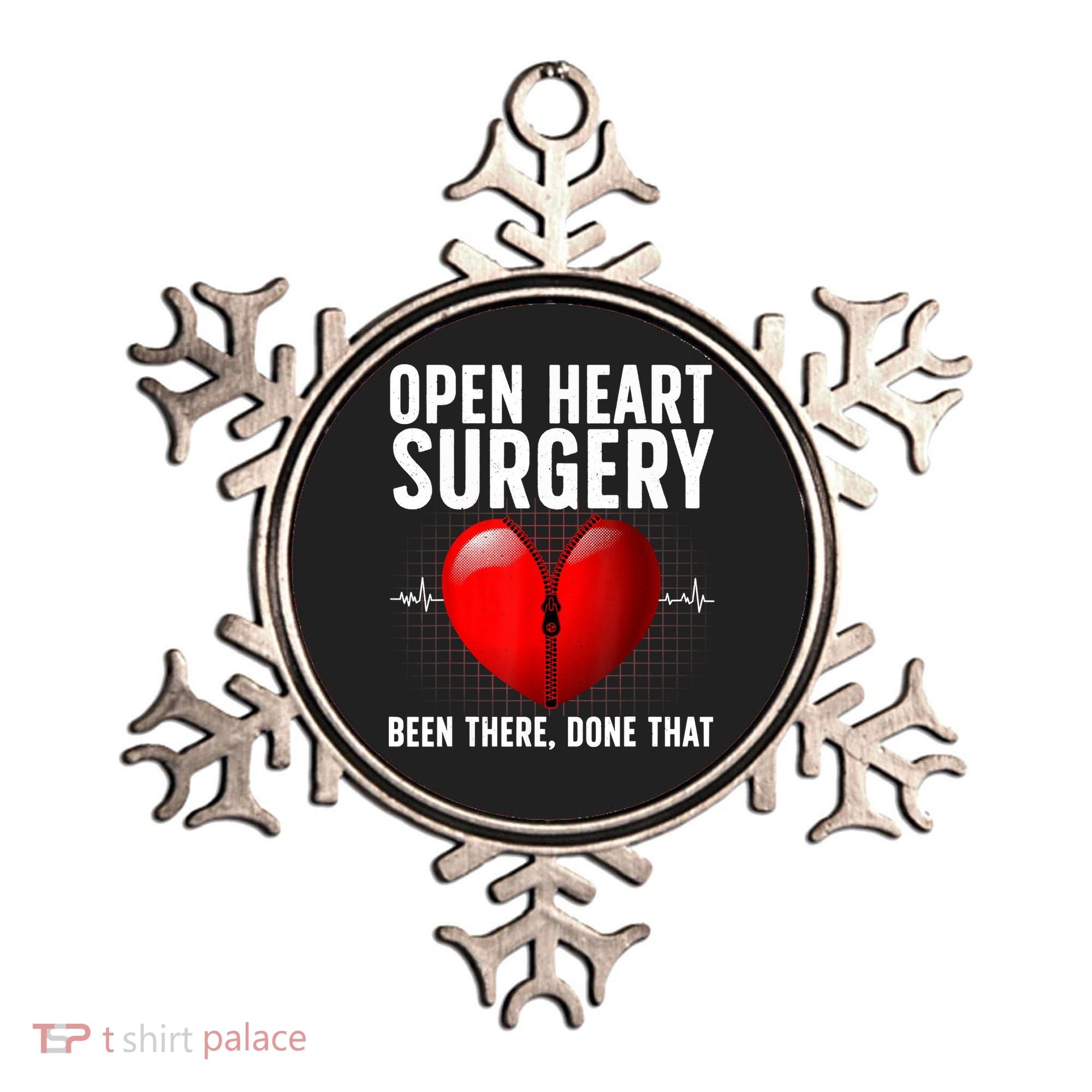 Funny Open Heart Surgery Art For Men Women CHD Surgery Lover Ornament