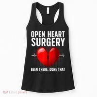 Funny Open Heart Surgery Art For Men Women CHD Surgery Lover Women's Tank Top thumb 0