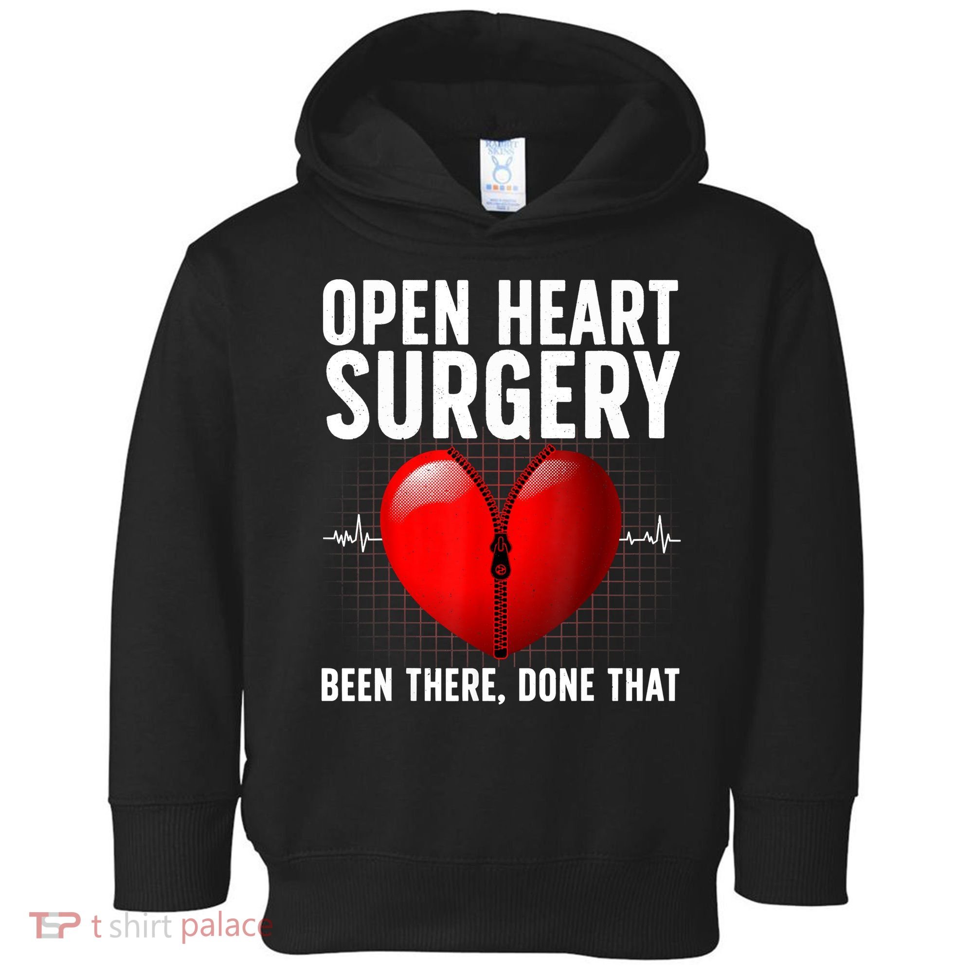 Funny Open Heart Surgery Art For Men Women CHD Surgery Lover Toddler Hoodie