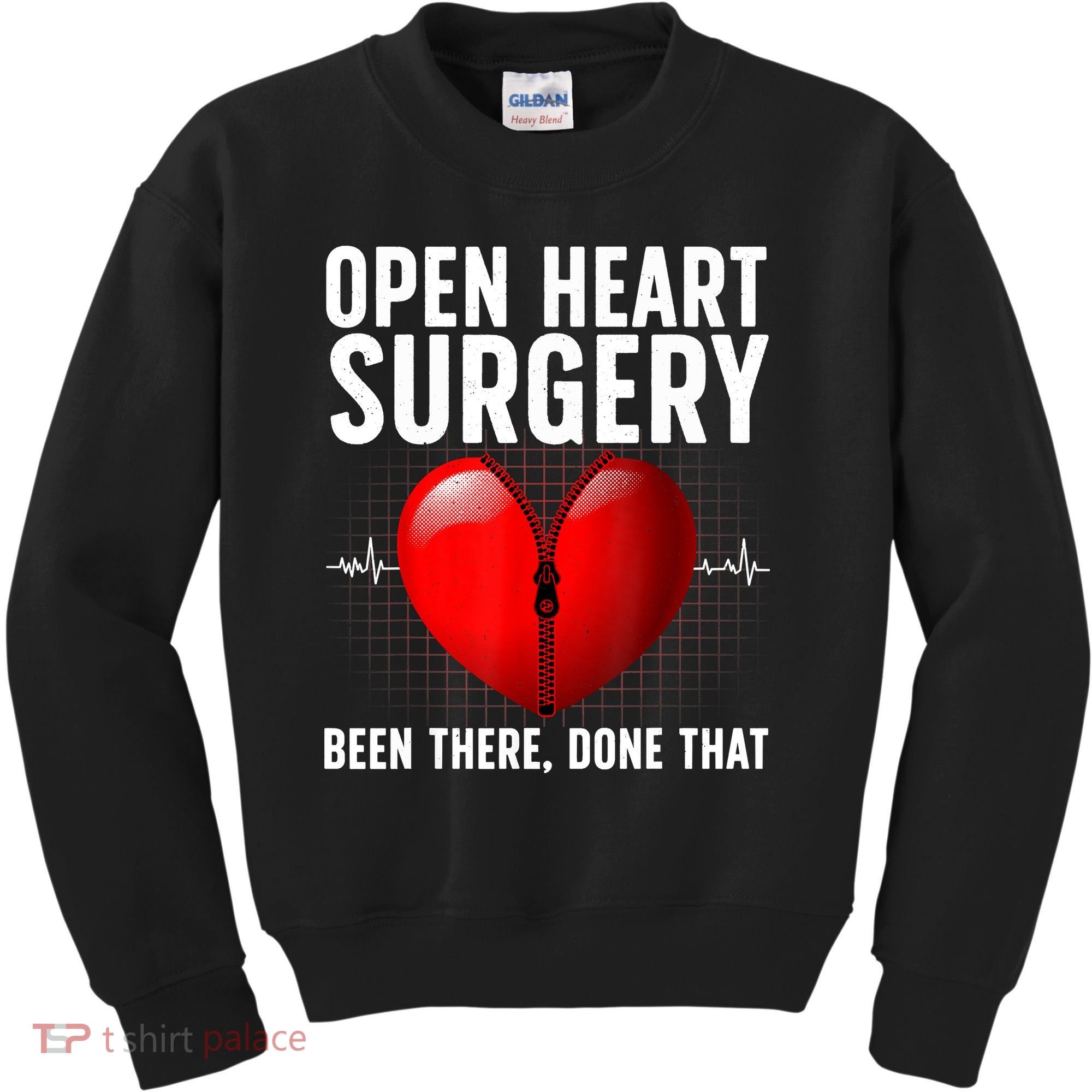 Funny Open Heart Surgery Art For Men Women CHD Surgery Lover Kids Sweatshirt