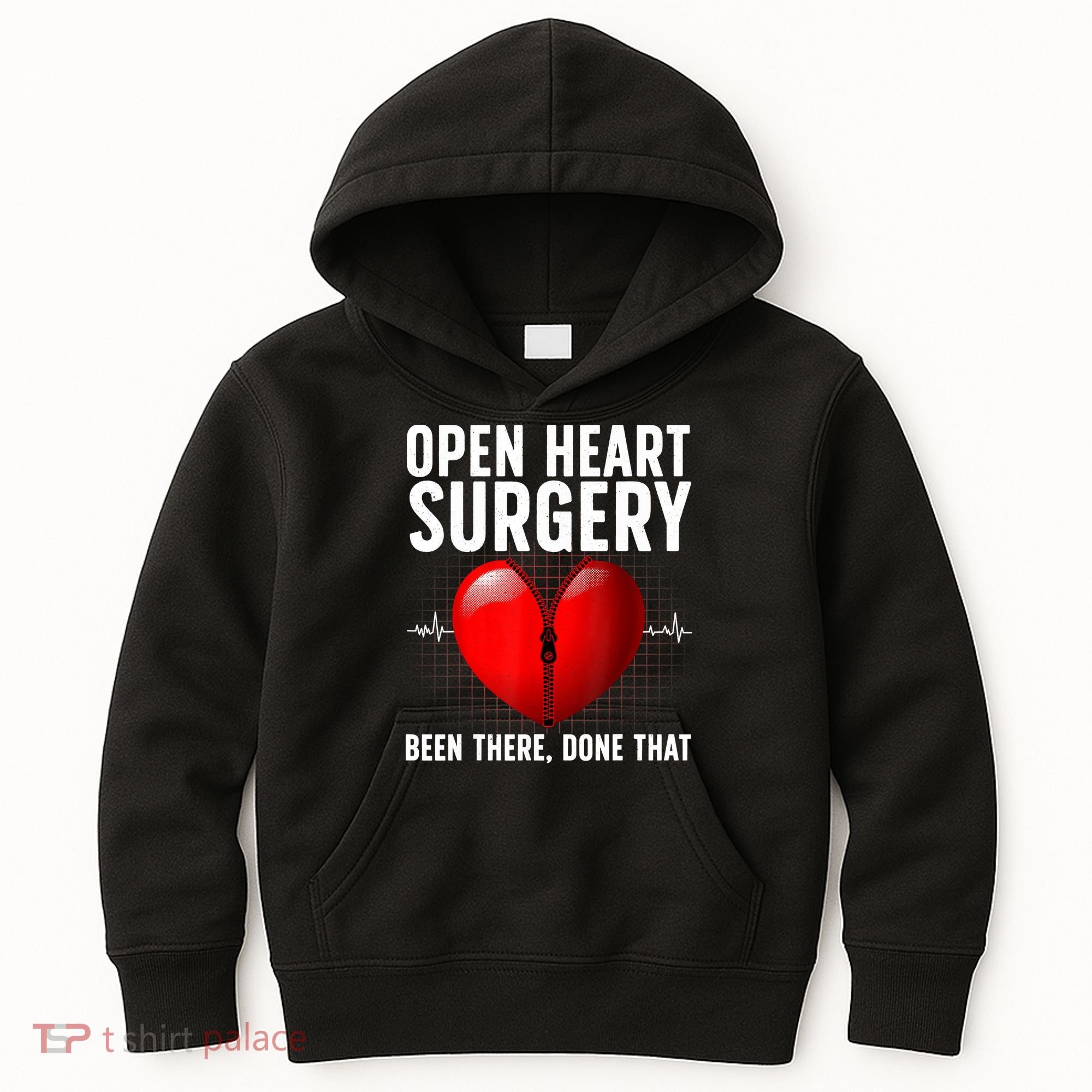 Funny Open Heart Surgery Art For Men Women CHD Surgery Lover Kids Hoodie
