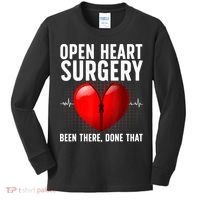 Funny Open Heart Surgery Art For Men Women CHD Surgery Lover Kids Long Sleeve Shirt thumb 0