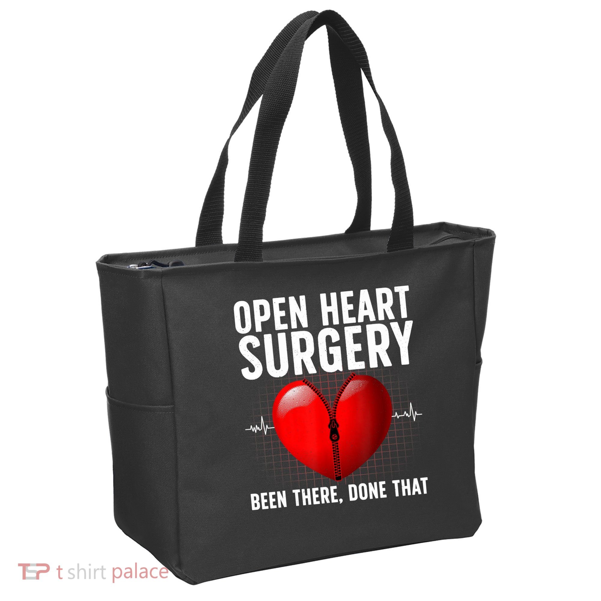 Funny Open Heart Surgery Art For Men Women CHD Surgery Lover Tote Bag