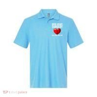 Funny Open Heart Surgery Art For Men Women CHD Surgery Lover Polo thumb 0