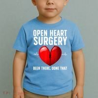 Funny Open Heart Surgery Art For Men Women CHD Surgery Lover Toddler T-Shirt thumb 2