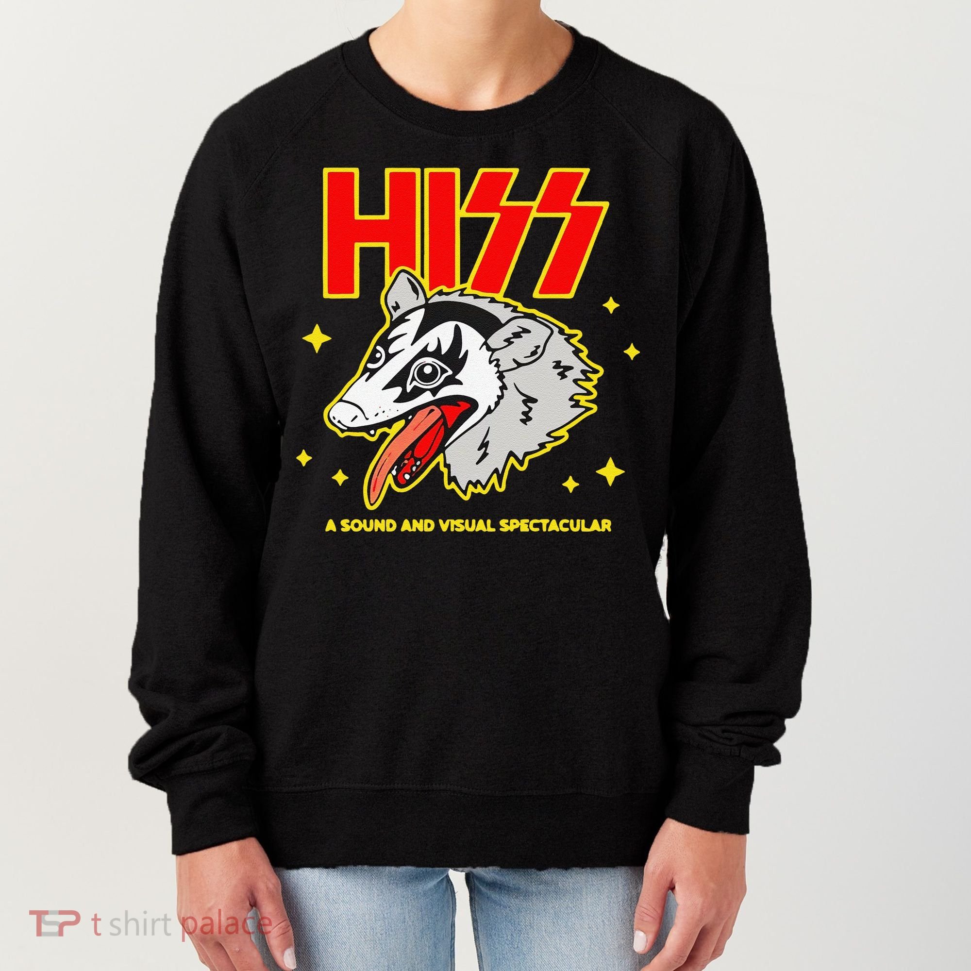 Funny Opossum Hiss A Sound And Visual Spectacular Gift Women's Sweatshirt