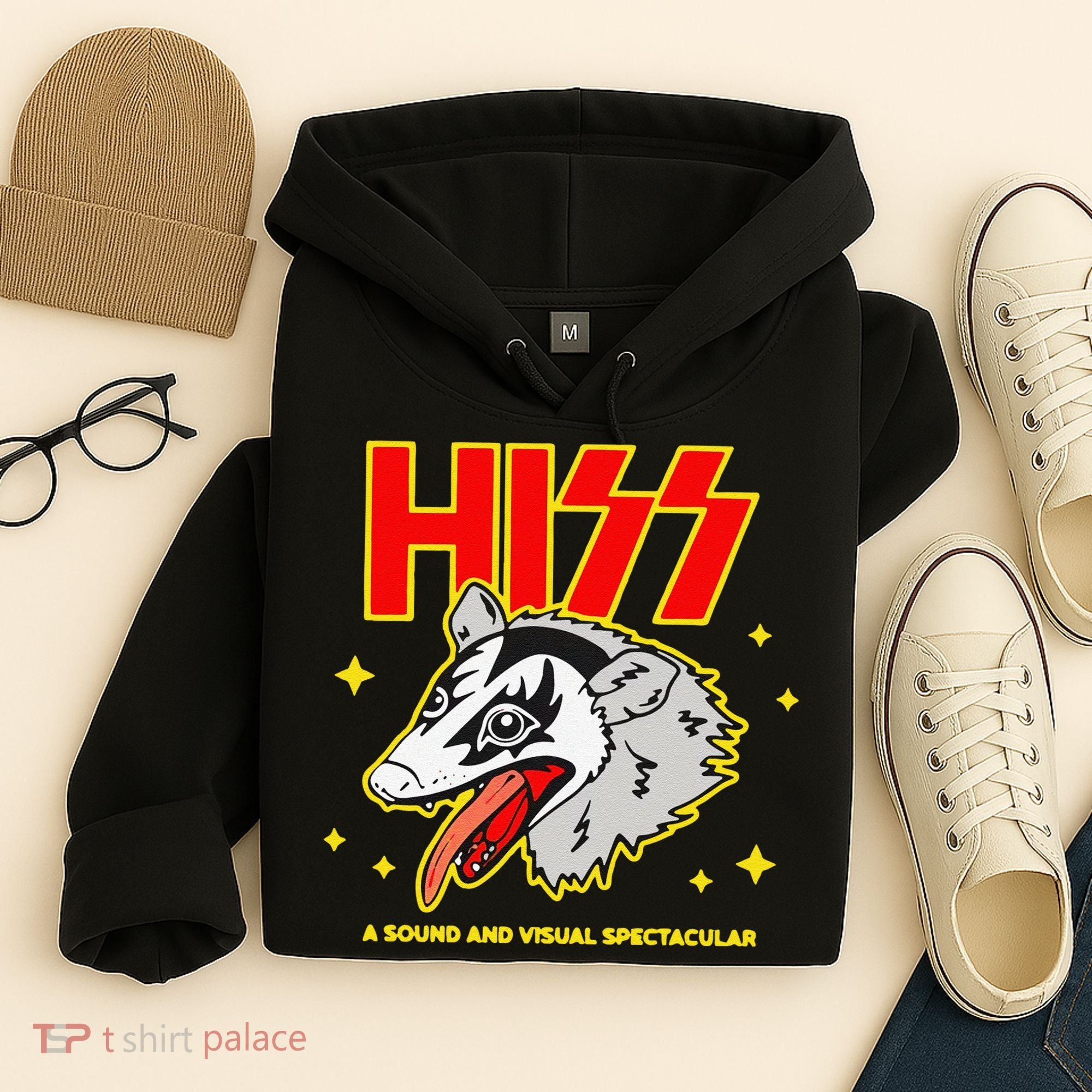 Funny Opossum Hiss A Sound And Visual Spectacular Gift Hoodie