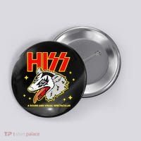 Funny Opossum Hiss A Sound And Visual Spectacular Gift Button thumb 0