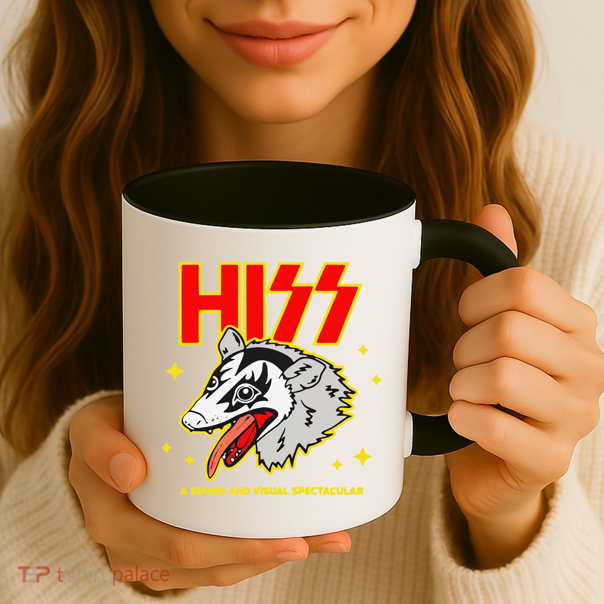 Funny Opossum Hiss A Sound And Visual Spectacular Gift Coffee Mug