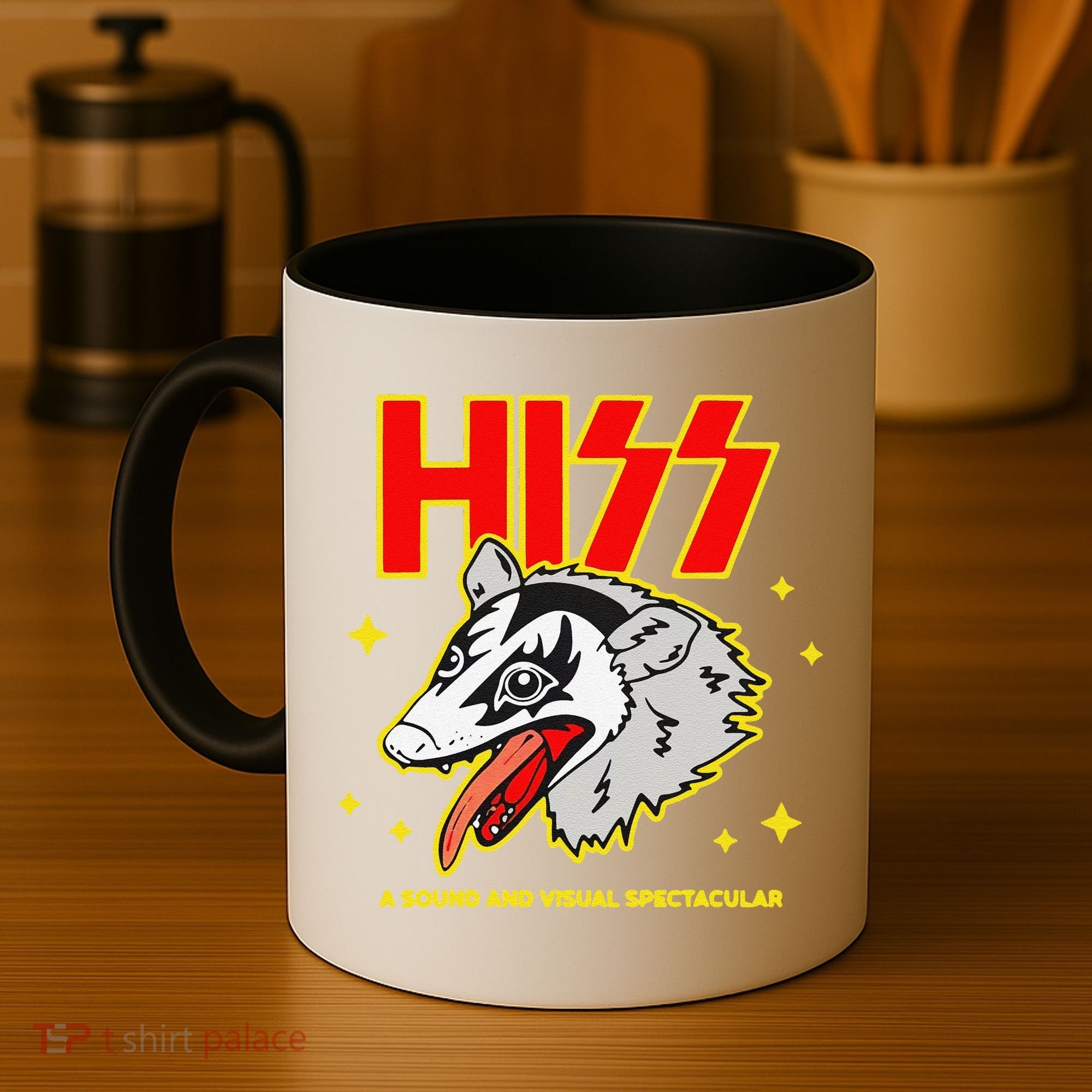 Funny Opossum Hiss A Sound And Visual Spectacular Gift Coffee Mug